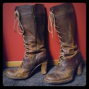 Frye leather boots size 10